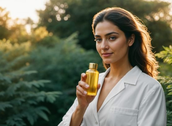 model-holding-zero-waste-beauty-product